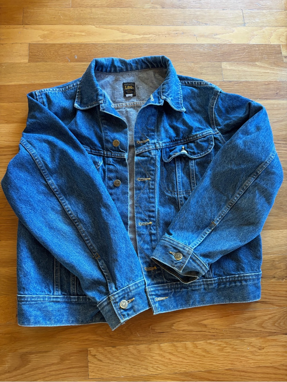 Lee Men’s Classic Blue Denim Jacket vintage